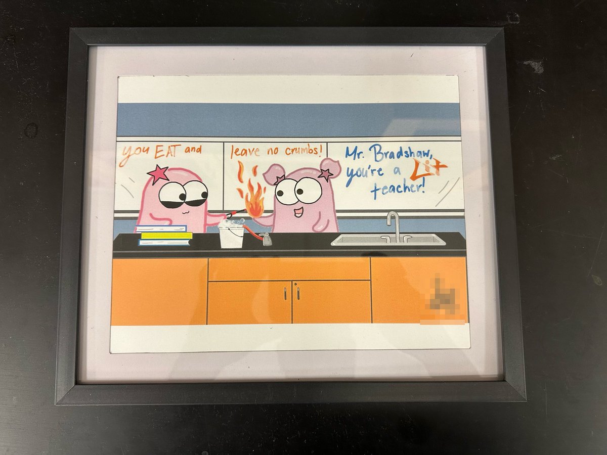 Jason Bradshaw 🇨🇦🇧🇧 (@jbradshaw01) on Twitter photo A gift from a student, drawn in the style of the <a href="/AmoebaSisters/">Amoeba Sisters</a> (I frequently incorporate their videos into my lessons) and depicting my famous methane bubbles fire experiment! I will treasure this forever! 😭 A gift from a student, drawn in the style of the <a href="/AmoebaSisters/">Amoeba Sisters</a> (I frequently incorporate their videos into my lessons) and depicting my famous methane bubbles fire experiment! I will treasure this forever! 😭