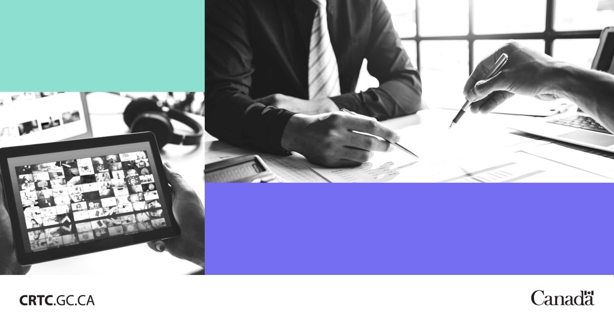 CRTCeng's tweet image. Week 2 of our public hearing on Market Dynamics in Canada’s broadcasting system starts now!
Tune in with us or @CPAC_TV & follow @CRTCHearings for more.
🔗 ow.ly/t6rw50Wf33Q
#PublicHearing #Canada