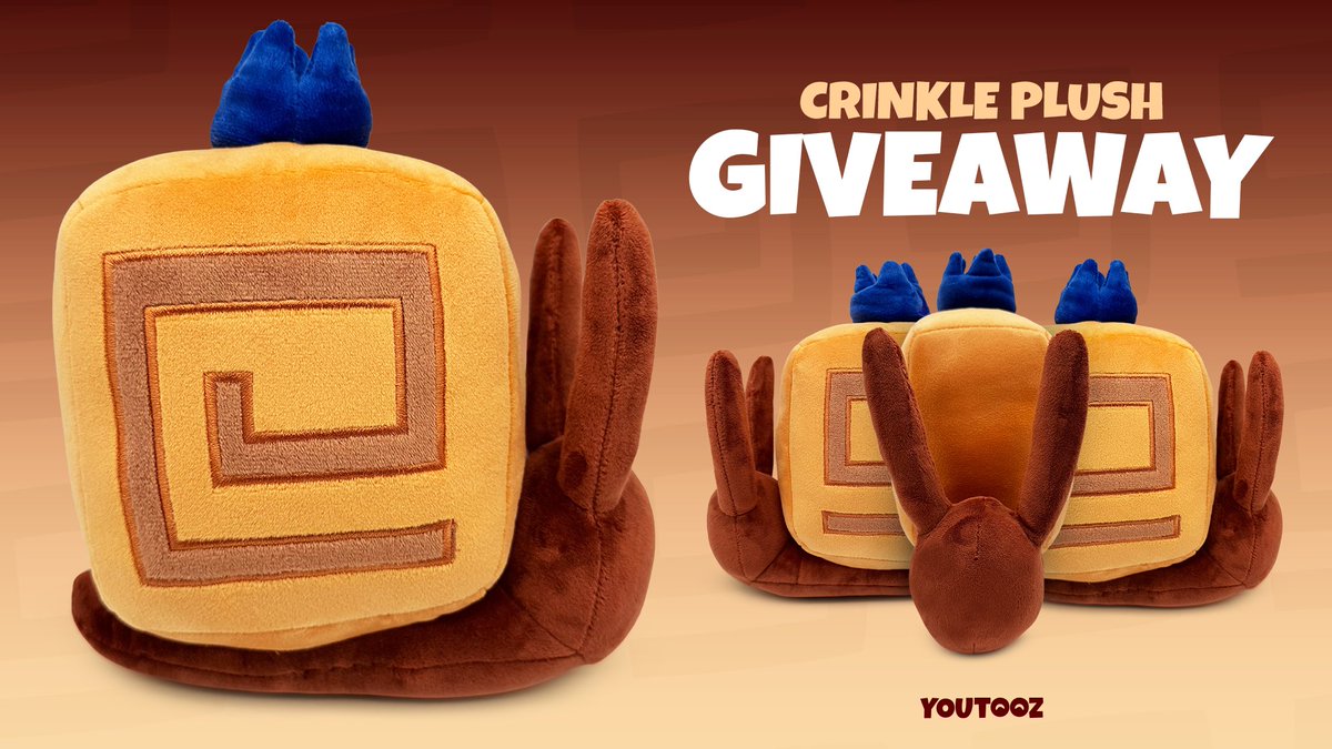 In order to prepare for the The Realm SMP's very own Crinkle Plushie release tomorrow we will be doing a GIVEAWAY!!!!

Like + Retweet to enter winners will be chosen by Youtooz whenever they feel like it (i have no idea)