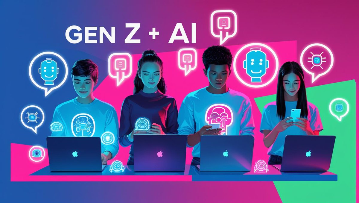 ReadNowSphere's tweet photo. 🧠✨ Gen Z + AI = A New Era of Creativity
From writing songs with ChatGPT to storyboarding comics with AI—teens aren't just using tech, they're co-creating with it.
Read how they're reshaping creativity 👉 https://t.co/GJZ3zNZ9lF
#GenZ #AIArt #CreativityReimagined #NowSphere https://t.co/TpgjL9FQJf