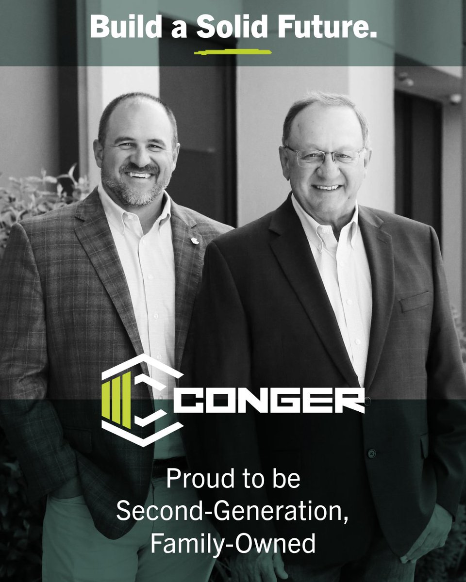 #NationalFamilyOwnedBusinessDay

For over 30 years, Conger Construction has been proud to build strong projects &amp; even stronger relationships in Southwest Ohio.

Commitment, Character, and Connection—the values that guide us every day.

congerbuilt.com/about

#CongerBuilt
