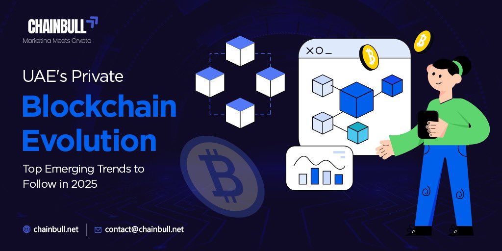Chainbull_net's tweet image. A future shaped by trust, transparency, and tech—built privately, but impacting everyone.
#UAE #Blockchain #PrivateBlockchain #DigitalTransformation #Innovation #SmartGovernance #Web3 #MiddleEastTech #TechRevolution