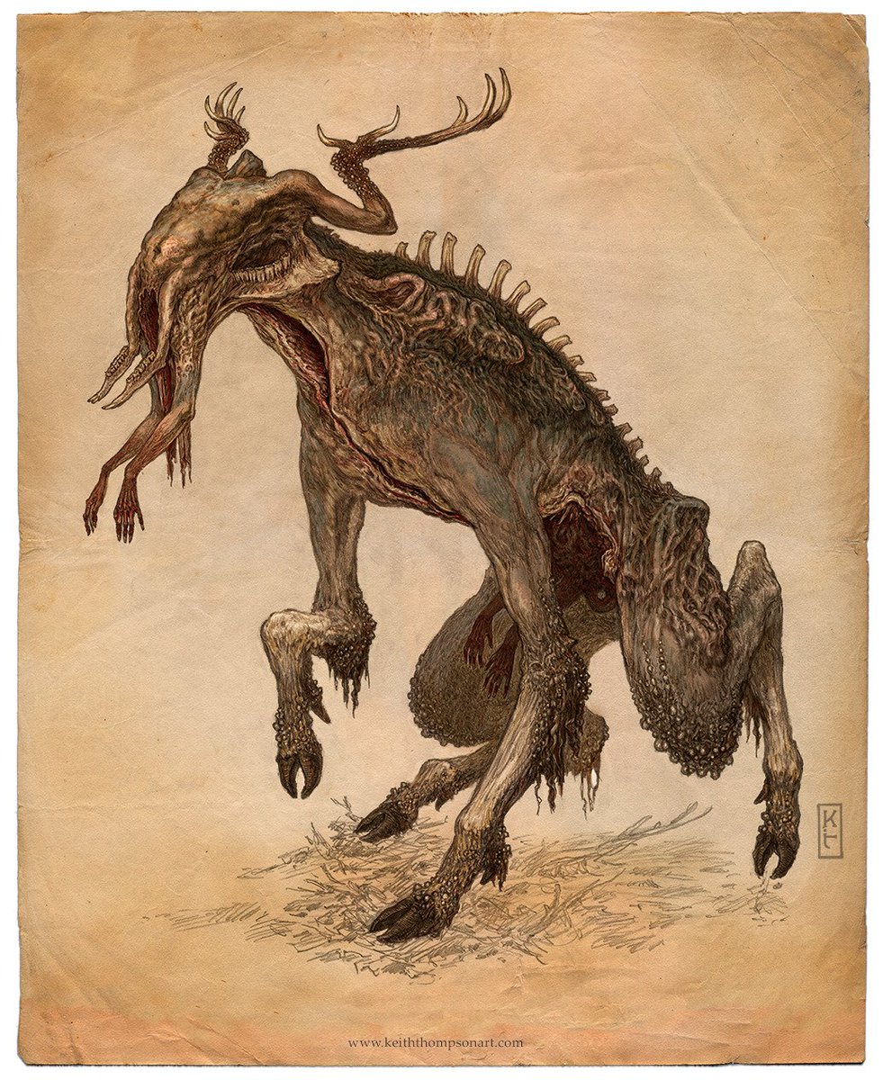 The Jötunn from the 2017 film THE RITUAL

Source: blog.keiththompsonart.com