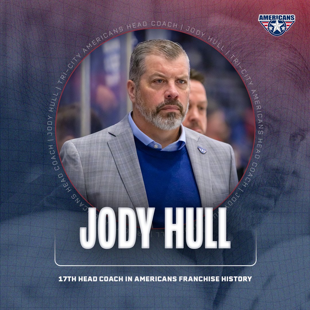 NEWS: Jody Hull has been named the 17th head coach in Americans franchise history. He spent the past three seasons as an associate coach with the team.

DETAILS » chl.ca/whl-americans/…