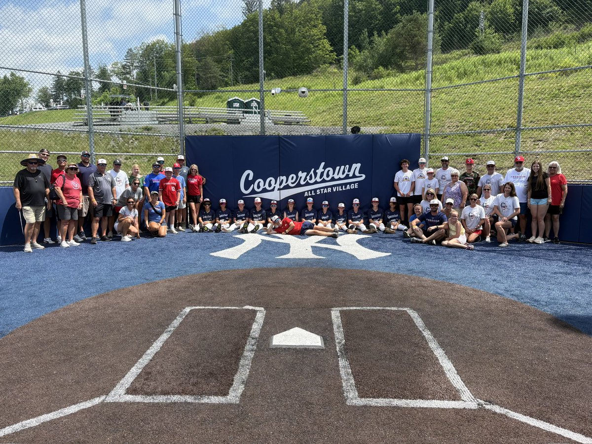Carolina Freedom 12U wrapped up a magical week at Cooperstown All Star Village.
The boys played incredible baseball, finishing 7-2 and earning a spot in the final 8 out of 80 teams from across the country. But beyond the wins and highlights, it was a week filled with memories.