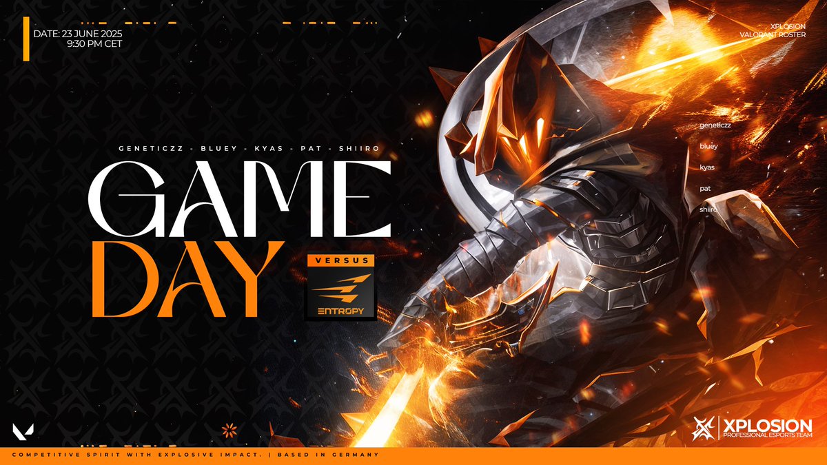 All or nothing today!

today we face <a href="/EntropyGaming/">Entropy</a> in the lower bracket final of the Project V relegation, it's do or die.

9:30 PM CET

Lineup:
<a href="/geneticzz_/">GENETICZZ</a> 
<a href="/kyasz1n/">kyas</a> 
<a href="/allthewayPat/">Pat</a> 
<a href="/Shiroo25_/">shiroo</a> 
<a href="/BlueySan/">Bluey🐋</a> 
<a href="/NuKeZ__/">NuKeZ</a> (C)