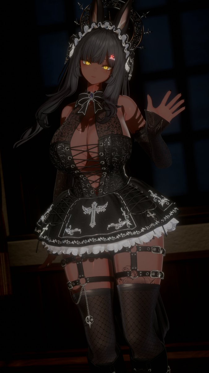 おはようございます
新作衣装のC'estlavieとってもかわいいのでお勧めです！
#しゅりしゅりのぷりんぷ
