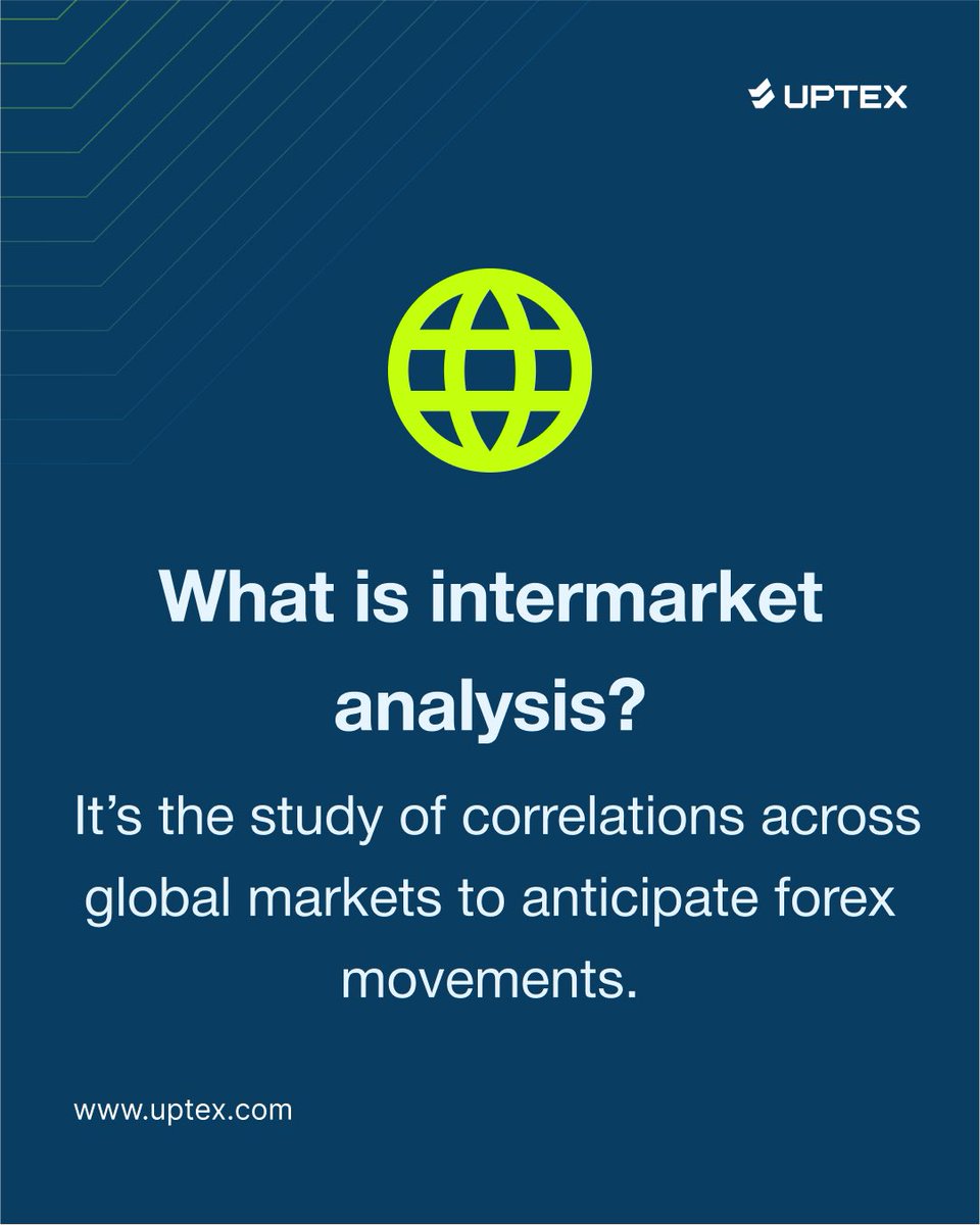 UptexForex's tweet photo. Markets don’t move in isolation.
 Gold, oil, stocks; everything connects.
 Learn to trade smarter with intermarket insight.
 #IntermarketAnalysis #ForexStrategy #GlobalMarkets #ForexEducation https://t.co/S3j678hzv6