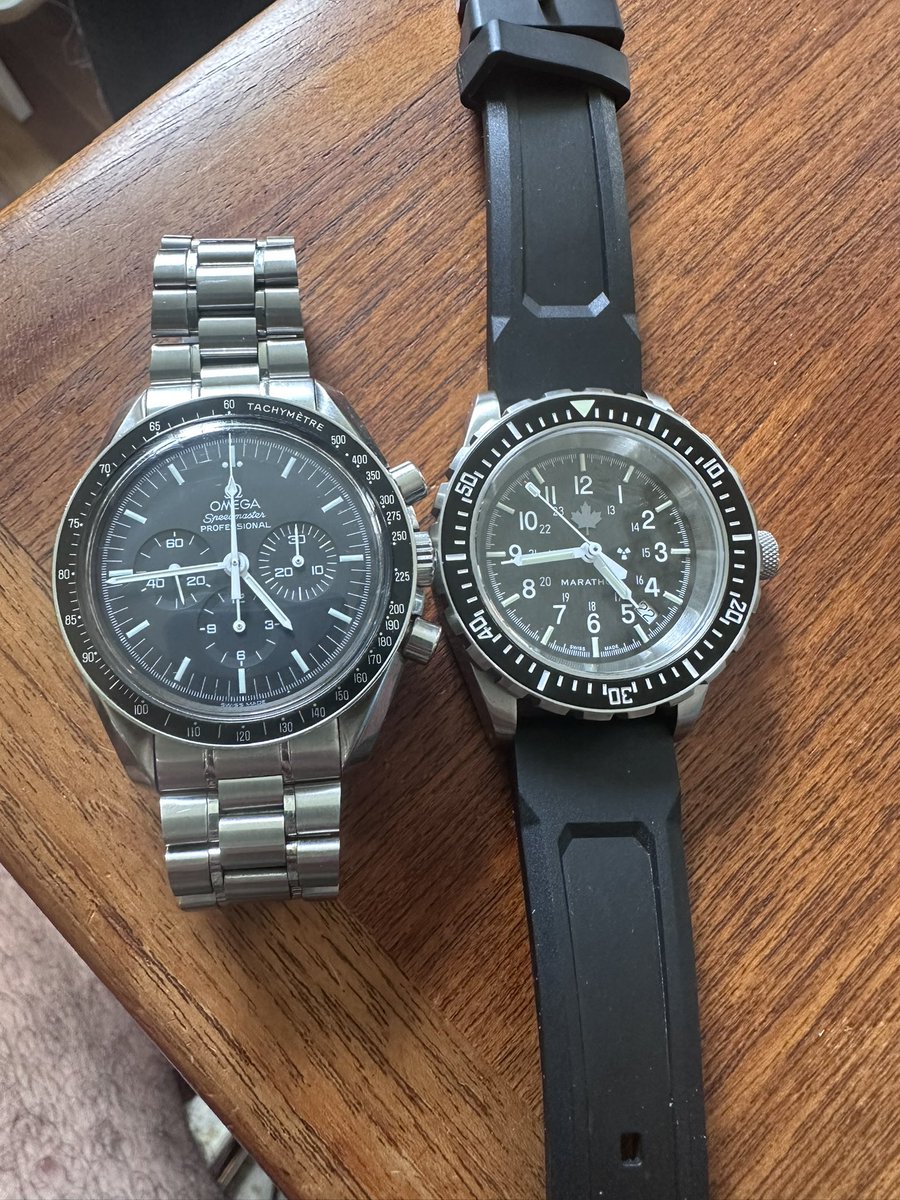 thelanjampod's tweet photo. Monochrome All-Business - The Omega Speedmaster Professional and Marathon GSAR Divers.
#speedytuesday #omega #omegaspeedmaster #omegaspeedmasterprofessional #moonwatch #marathonwatches #marathongsar @marathonwatch @omegawatches https://t.co/dUabrDBhfU