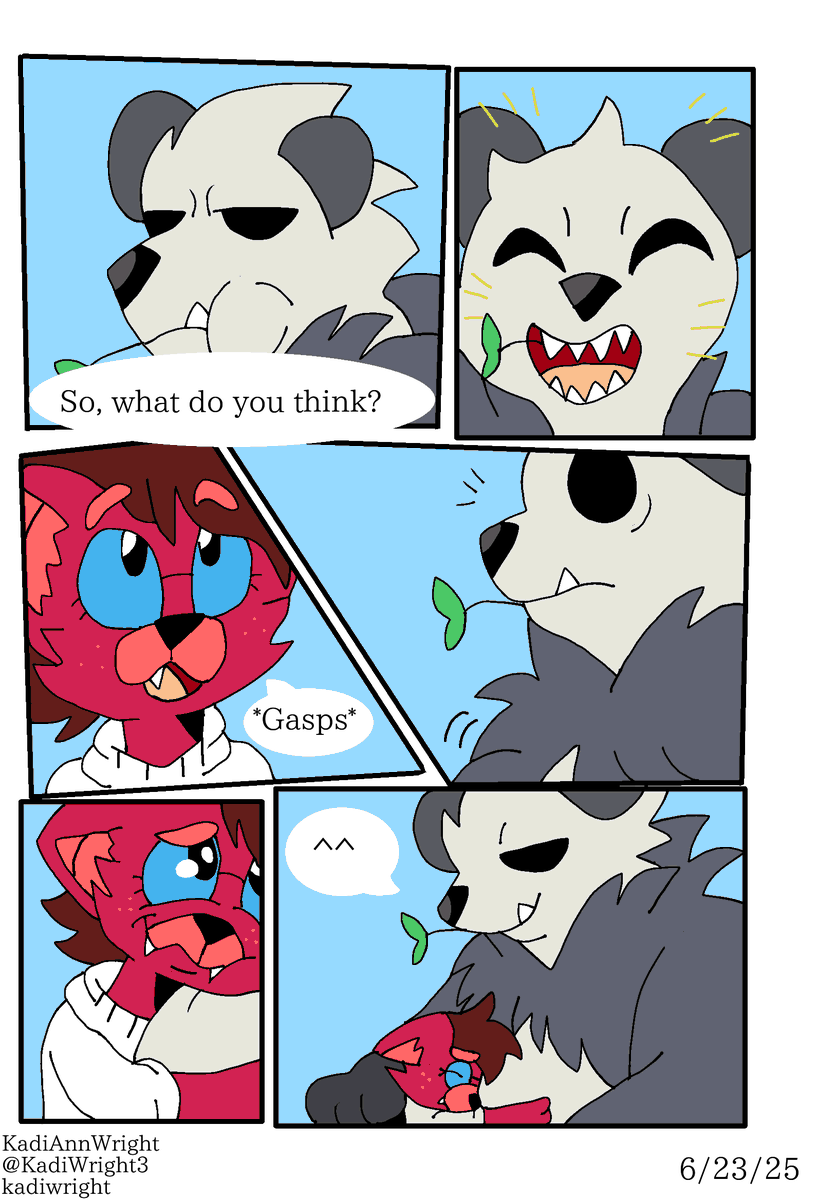 KadiWright3's tweet image. Based on what happened in Pokemon Camp after eating Instant Noodle curry #PokemonSwordShield #comic #Pangoro #digitalart #ArtistOnTwitter #oc