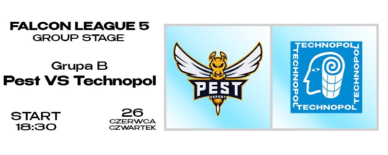 pest_esport's tweet photo. 🎮 Zapowiedź meczu CS2 – Falcon League 5 🎮
Już w czwartek o 18:30 czeka nas emocjonujące starcie w ramach Falcon League 5! Nasza drużyna zmierzy się z ekipą Technopol w walce o pierwsze punkty w tabeli ‼️🔥
Zapraszamy na YouTube Palma studio tam będzie live

#FalconLeague5 #CS2 https://t.co/m0wSnMYwXo
