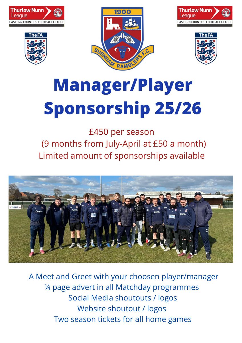 Burnham Ramblers FC tweet media