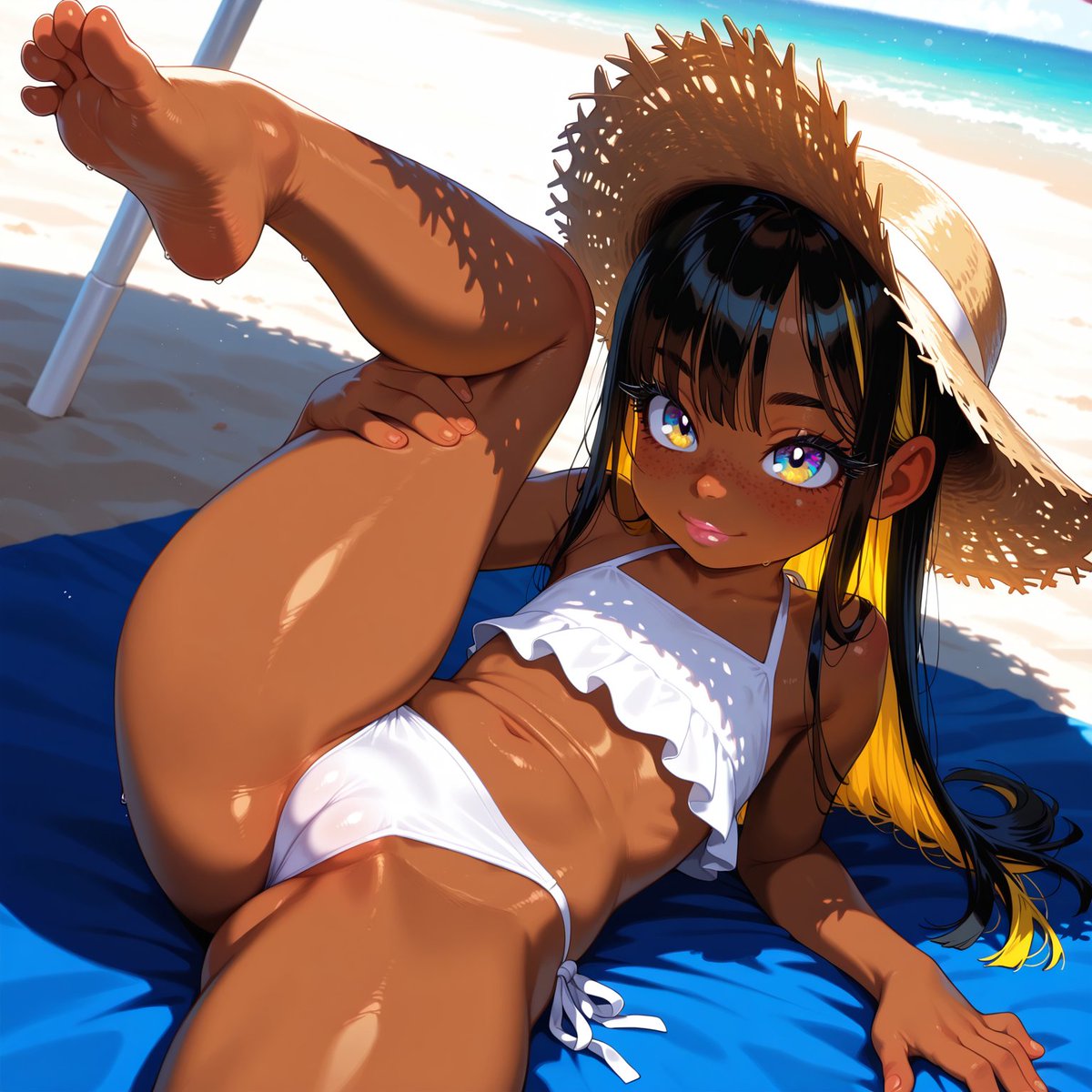 hinokoco's tweet photo. Beach lolipop~
#lolipop #hinokoco #ai #drawing #picture #animegirls #animetwt #AIart #AI美女 #cute #anime #girl #art https://t.co/q5hYFAkmrw