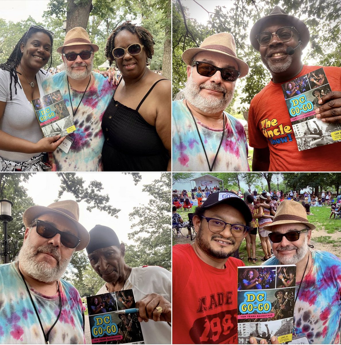 I had a great time at yesterday's <a href="/WPFWDC/">WPFW89.3</a>'s Jazz and Justice Festival  at   Malcolm X Park yesterday! I ran into some old friends and made some new ones! 
My book, "DC Go-Go: Ten Years Backstage" is available at . ChipPyPhotographer.com.  PlsShare!
