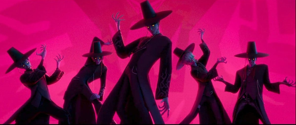 youandialsoexo's tweet photo. Insanely weird poses, showing claws, serving face cards🔥🔥
Choreo is INSANE they have lots of hand movements making them look like they overpower the audience and praise theirselves. 
THEY'RE ACTUALLY PREACHINGG

#KPOPDEMONHUNTERS #sajaboys https://t.co/yOhzIIxuV8