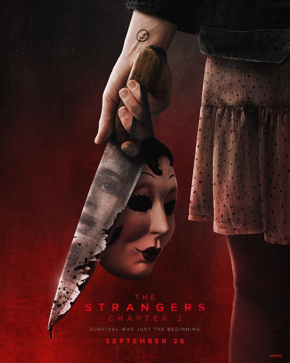 New official poster for THE STRANGERS: CHAPTER 2, only in theaters on September 26, 2025.