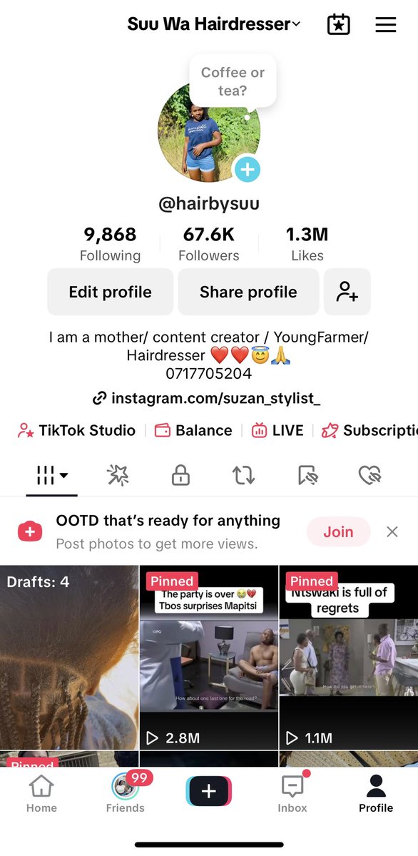 MmagoSuu's tweet photo. I am selling my TikTok account https://t.co/88NY2ii6wo