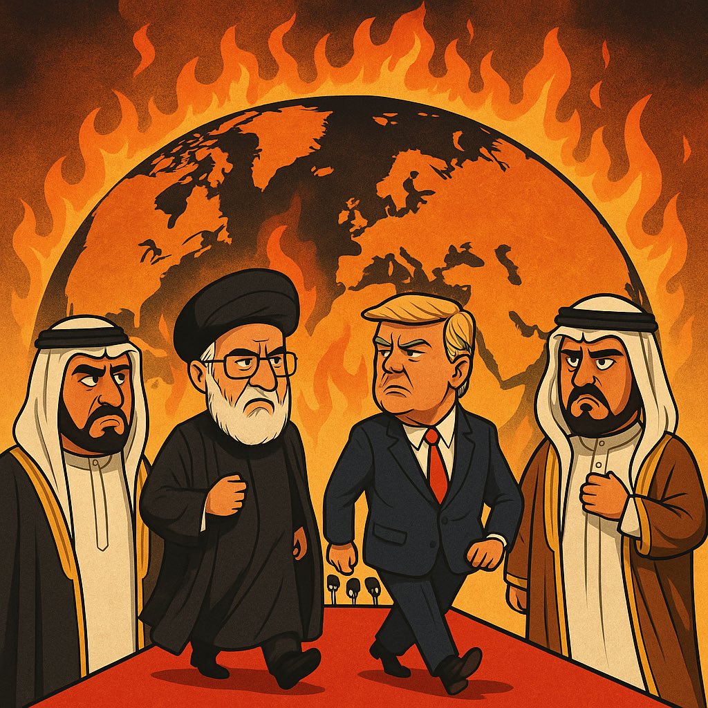 War today isn’t about strategy. It’s about bruised egos in silk robes and tailored suits.

US bombs Iran’s nuclear sites.
Iran needs an off-ramp.
They’re offered empty bases in Iraq and Qatar — basically a participation trophy in geopolitics.

But wait — now Qatar’s ego feels