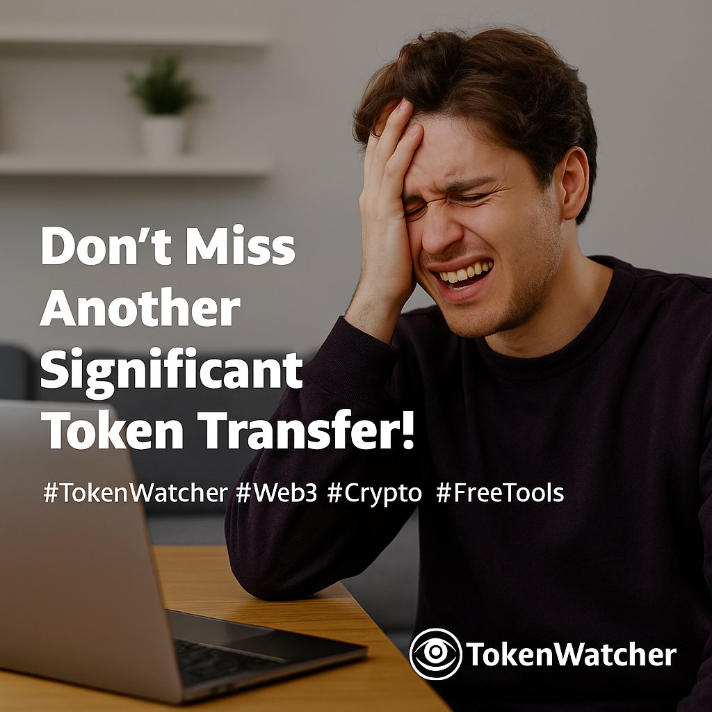 TokenWatcherApp's tweet photo. Fact: 71 % of DAO treasuries still audit transfers manually.

Let TokenWatcher handle the night shift. 🌙

#DAO #Treasury #Automation #FreeTools #CryptoAlerts #TokenWatcher #Web3 #Crypto https://t.co/xWN1X7EIJp
