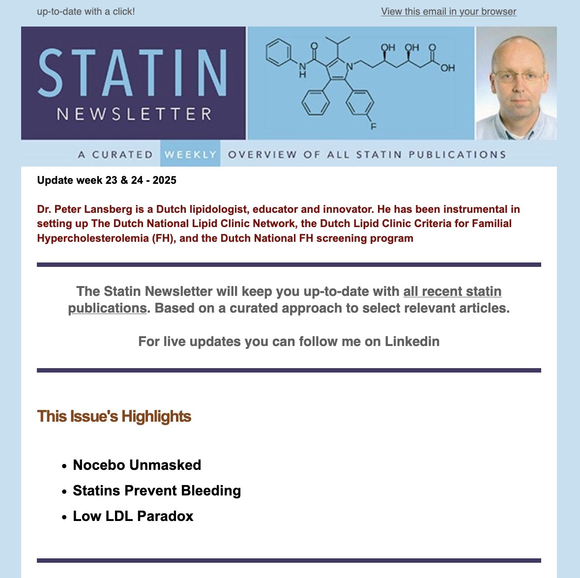 Statin Literature Update - week 23 &amp; 24 2025 - mailchi.mp/76bebb0ff3c7/s…
