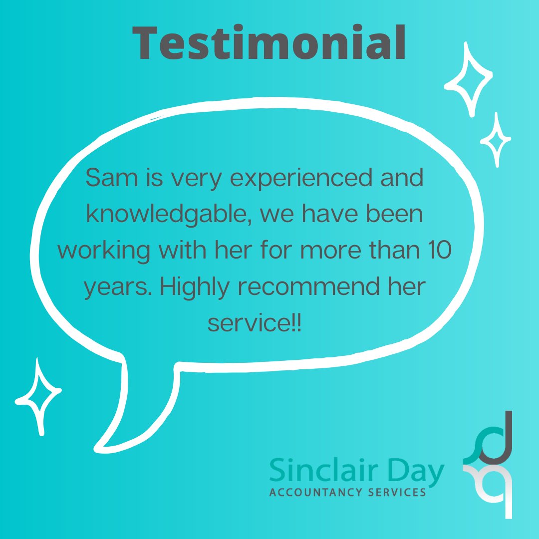 What a super testimonial for Sam! Her knowledge has ensured the maintenance of long-term clients, their happiness with our services, and that they feel fully supported. Well done, Sam!
#accountancy #WorcestershireHour #accountantswithadifference.