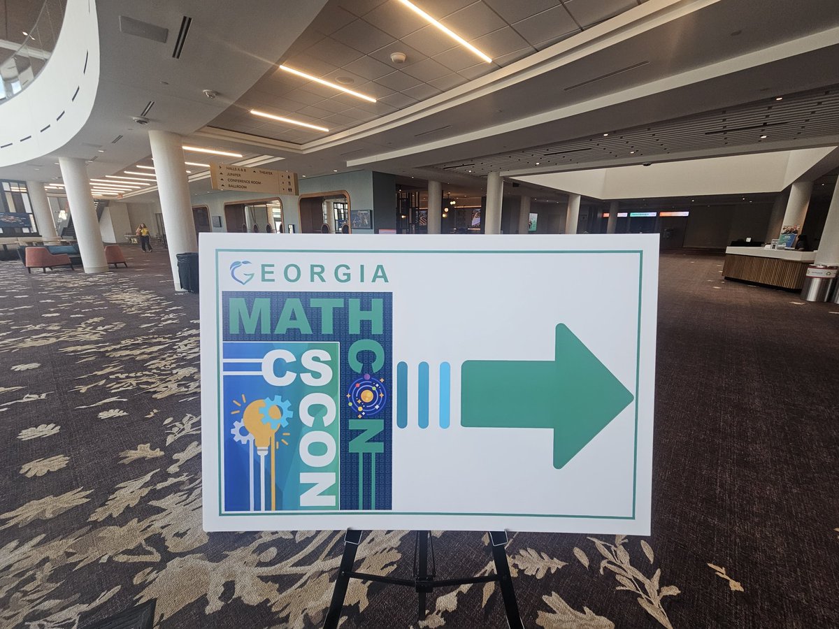 stacyrsalter's tweet image. I'm back again at GasSouth Convention Center for the next 3 days. Last week, all things ELA. This week, all things math @GaDOEMath Come see me at the Geometry Palooza! #LifeLongLearner supporting our teachers @Timberridge_HCS 💙 💛