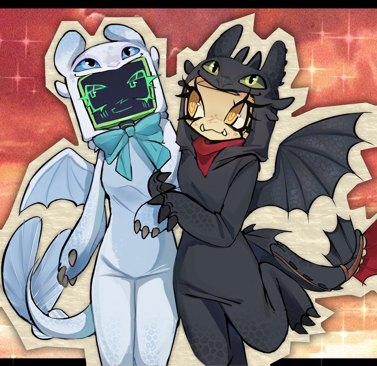 furies in love :3
#dandysworld #dandysworldfanart #shellvision #shelly #vee