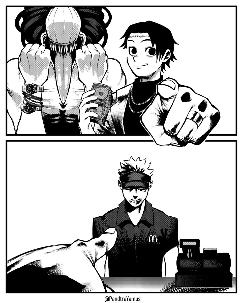 Yuta when the Gojo Estate money started coming in