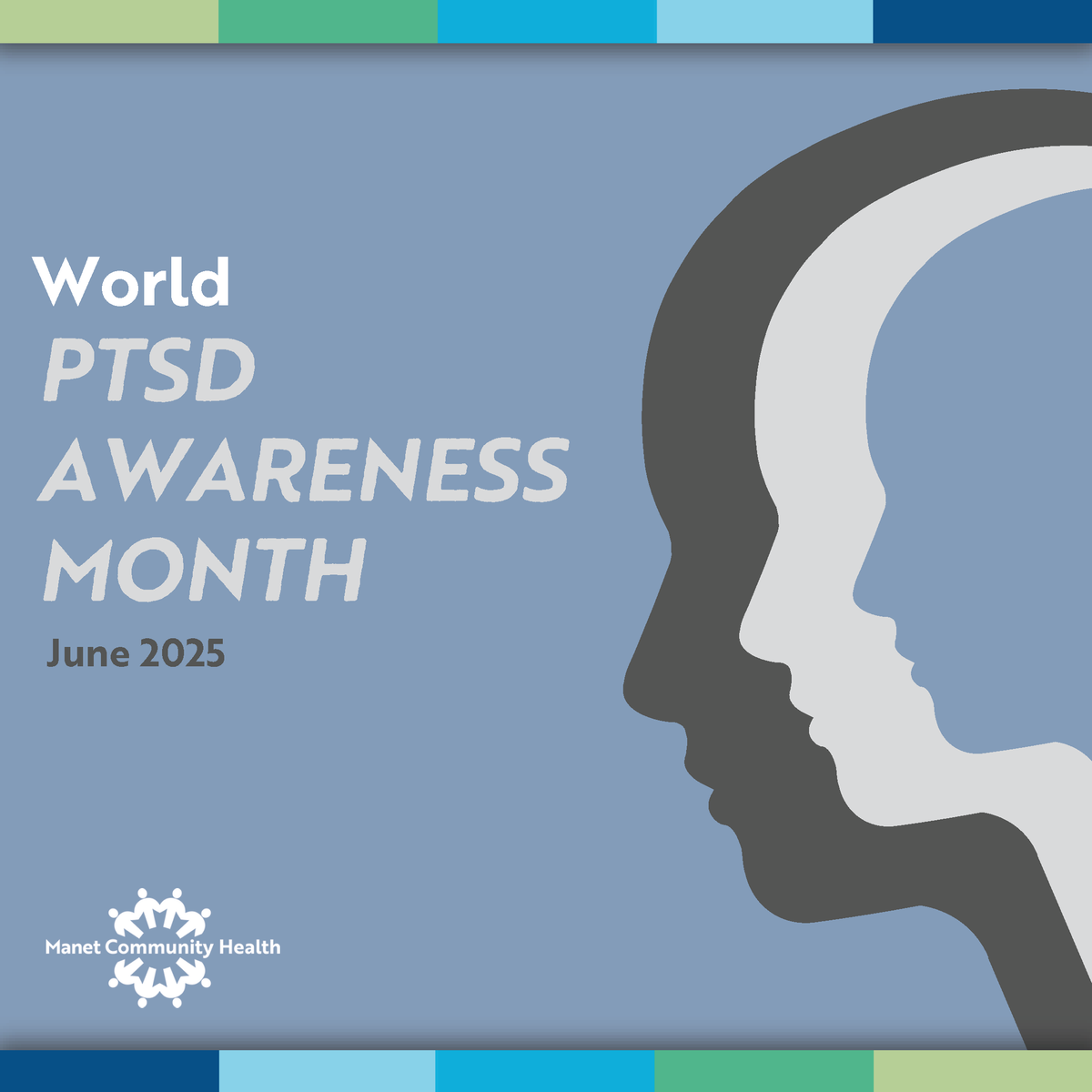 PTSD can affect anyone who’s experienced trauma. It's serious &amp; more common than many realize. If you have symptoms of PTSD or trauma &amp; are a Manet patient call your site or join open access hours to connect our behavioral health services. Learn more here: manetchc.org/ptsd-awareness…