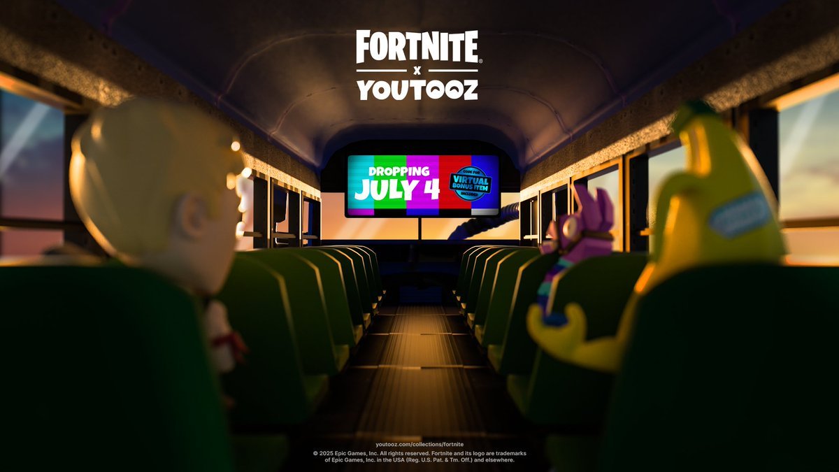 FORTNITE X YOUTOOZ IS COMING JULY 4 ‼️