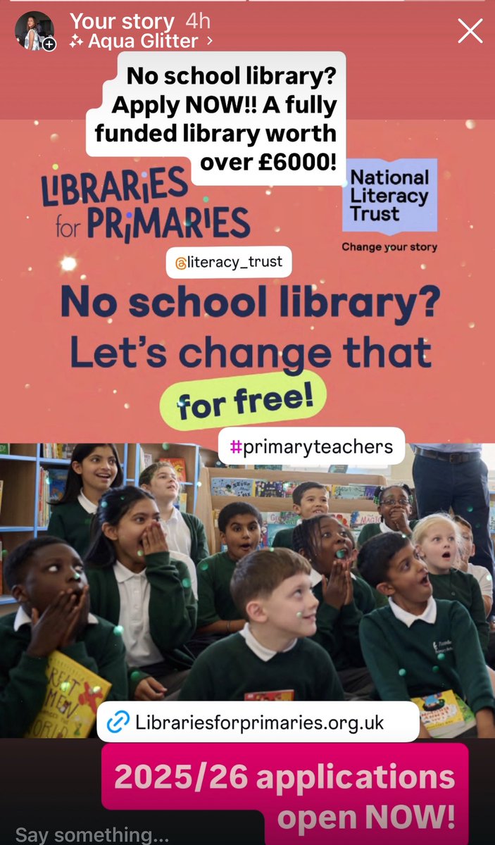 Jasbinder Bilan - I'm meant to be writing... (@jasinbath) on Twitter photo If you are a primary school with no school library read on for the chance to get one- you can apply NOW for #librariesforprimaries from <a href="/Literacy_Trust/">National Literacy Trust</a> 2025/26 applications are open! librariesforprimaries.org.uk/schools 📚📚📚#edutwitter <a href="/fidsta77/">Rani Tiwana</a> - please share widely! If you are a primary school with no school library read on for the chance to get one- you can apply NOW for #librariesforprimaries from <a href="/Literacy_Trust/">National Literacy Trust</a> 2025/26 applications are open! librariesforprimaries.org.uk/schools 📚📚📚#edutwitter <a href="/fidsta77/">Rani Tiwana</a> - please share widely!