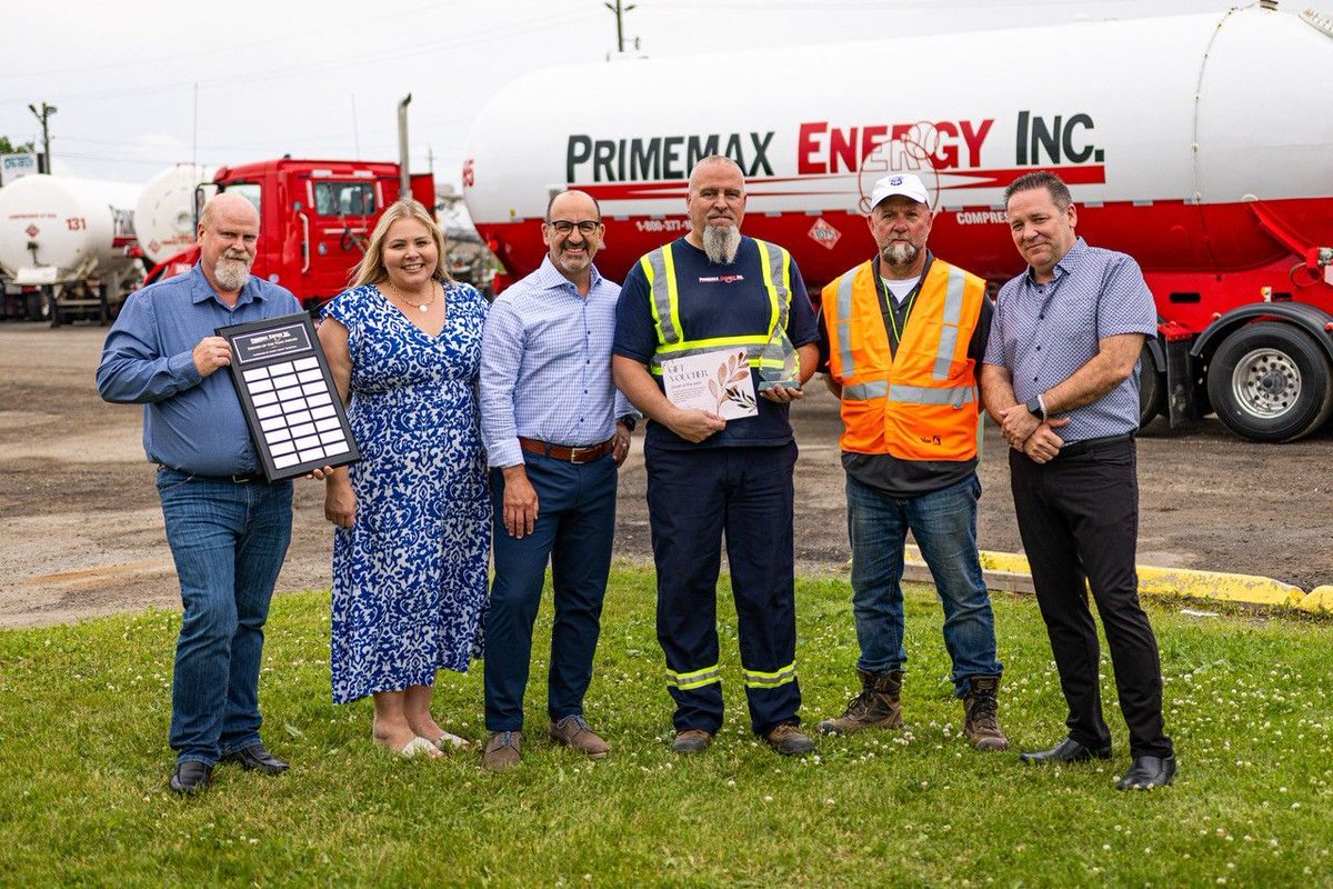 PrimemaxEnergy's tweet photo. On Friday, we held our 1st Annual Driver of the Year Rodeo to honour the memory of a driver who meant so much to our team: James "Jimmy" Marshall. Congratulations to our first Driver of the Year - Ryan Lapointe! #DriverRodeo #DriverOfTheYear #Primemax https://t.co/TWuWe9kzDg