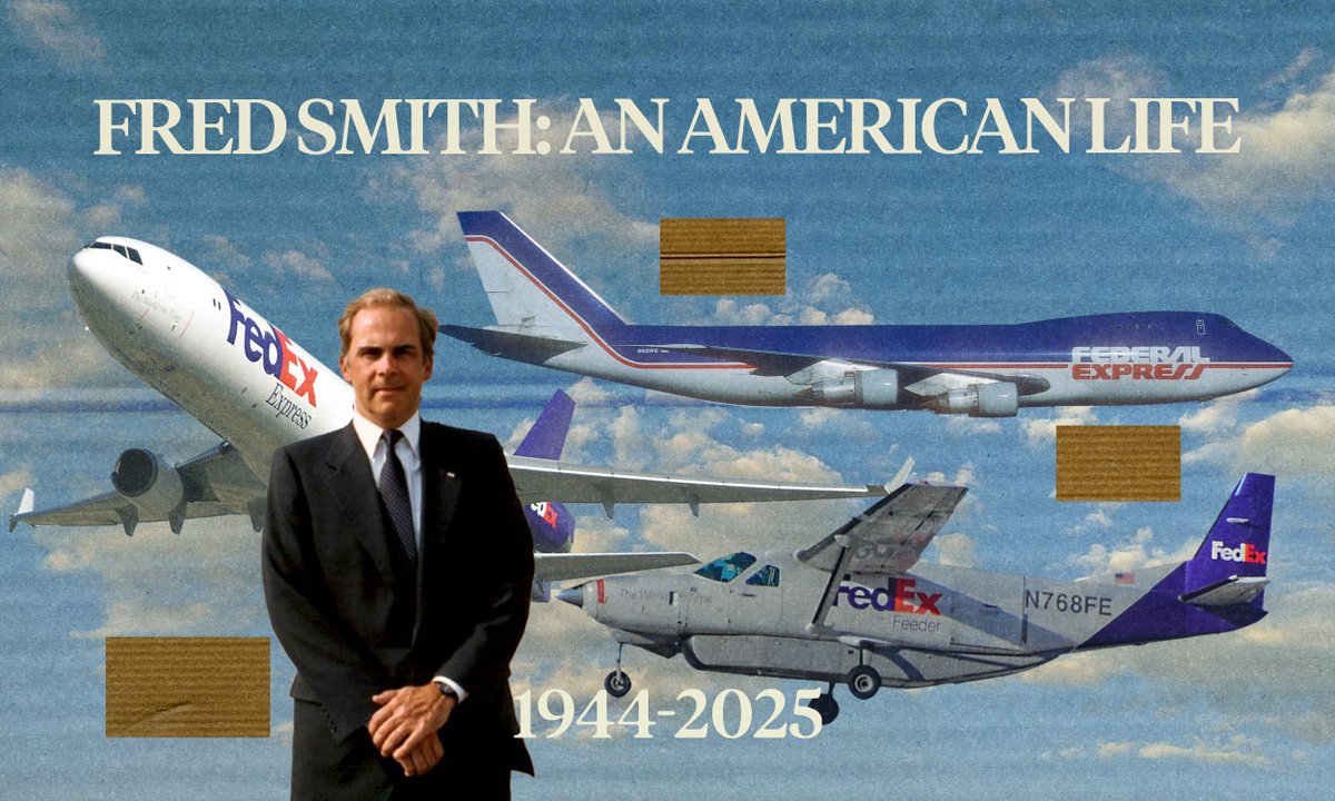 Maxwell Meyer (@mualphaxi) on Twitter photo FRED SMITH: AN AMERICAN LIFE. By me, for <a href="/arenamagdotcom/">Arena Magazine</a>
Fred Smith died on Saturday, June 21. He was the founder of Federal Express, which became FedEx, one of the largest logistics companies on Earth. Smith was an entrepreneur in the truest sense of the word, and an American FRED SMITH: AN AMERICAN LIFE. By me, for <a href="/arenamagdotcom/">Arena Magazine</a>
Fred Smith died on Saturday, June 21. He was the founder of Federal Express, which became FedEx, one of the largest logistics companies on Earth. Smith was an entrepreneur in the truest sense of the word, and an American