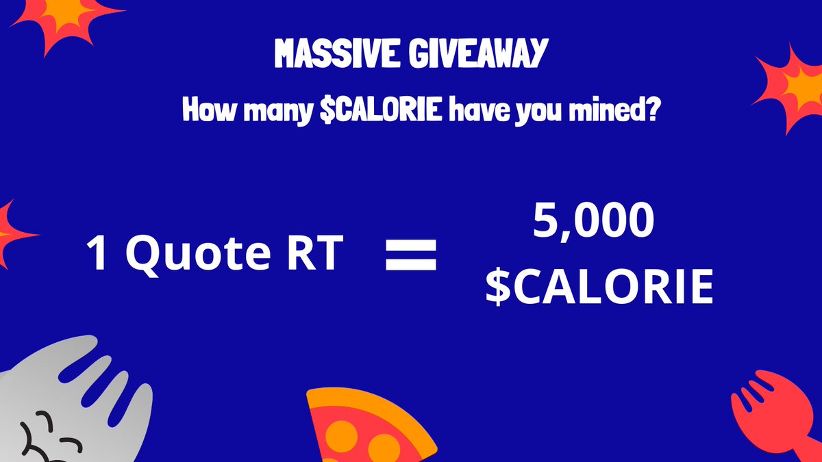 Calories.cash tweet media