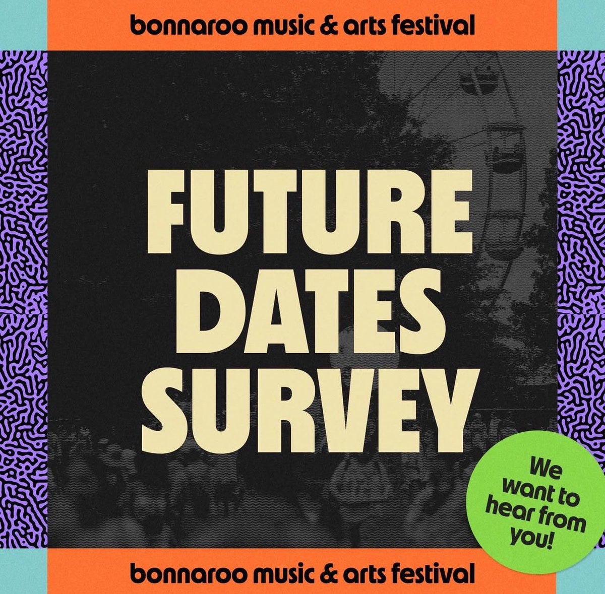 Bonnaroo is looking for guest input as they plan dates for the future! 

🔗: go.festlink.co/N0ZGr7