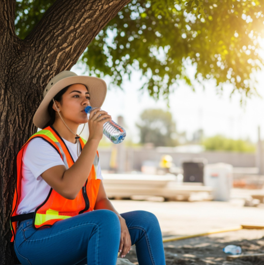 IndCommAZ's tweet photo. National Hydration Day is today! 💧 Staying hydrated is crucial, especially at the worksite. Employers, ensure cool, accessible water is available. Workers, drink water frequently for moderate activity. Let's all stay hydrated and safe this summer! #WorkplaceSafety https://t.co/Kl0xaX1B0Z