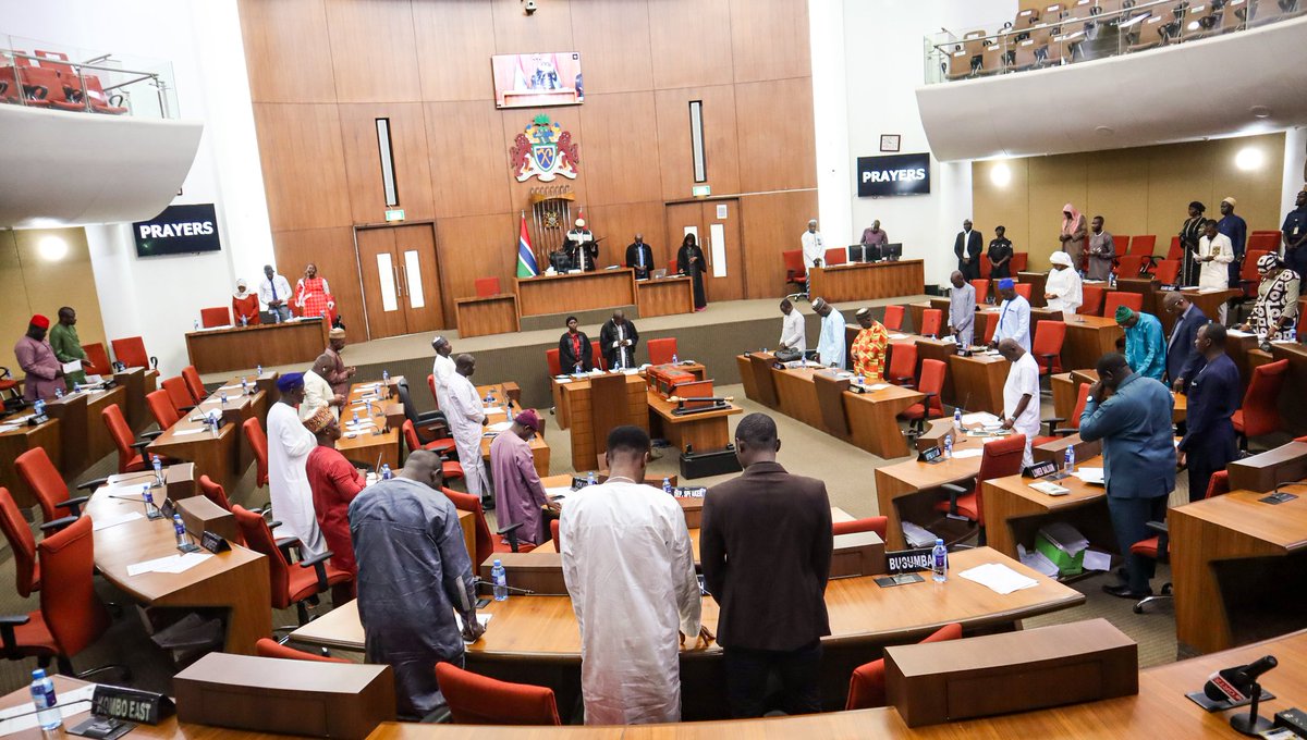 VP Mohammed B.S. Jallow and Cabinet Ministers engaged lawmakers at the National Assembly on #SoNA2025, addressing key national issues and reinforcing government accountability, transparency, and inclusive development. #Gambia #Governance #Parliament