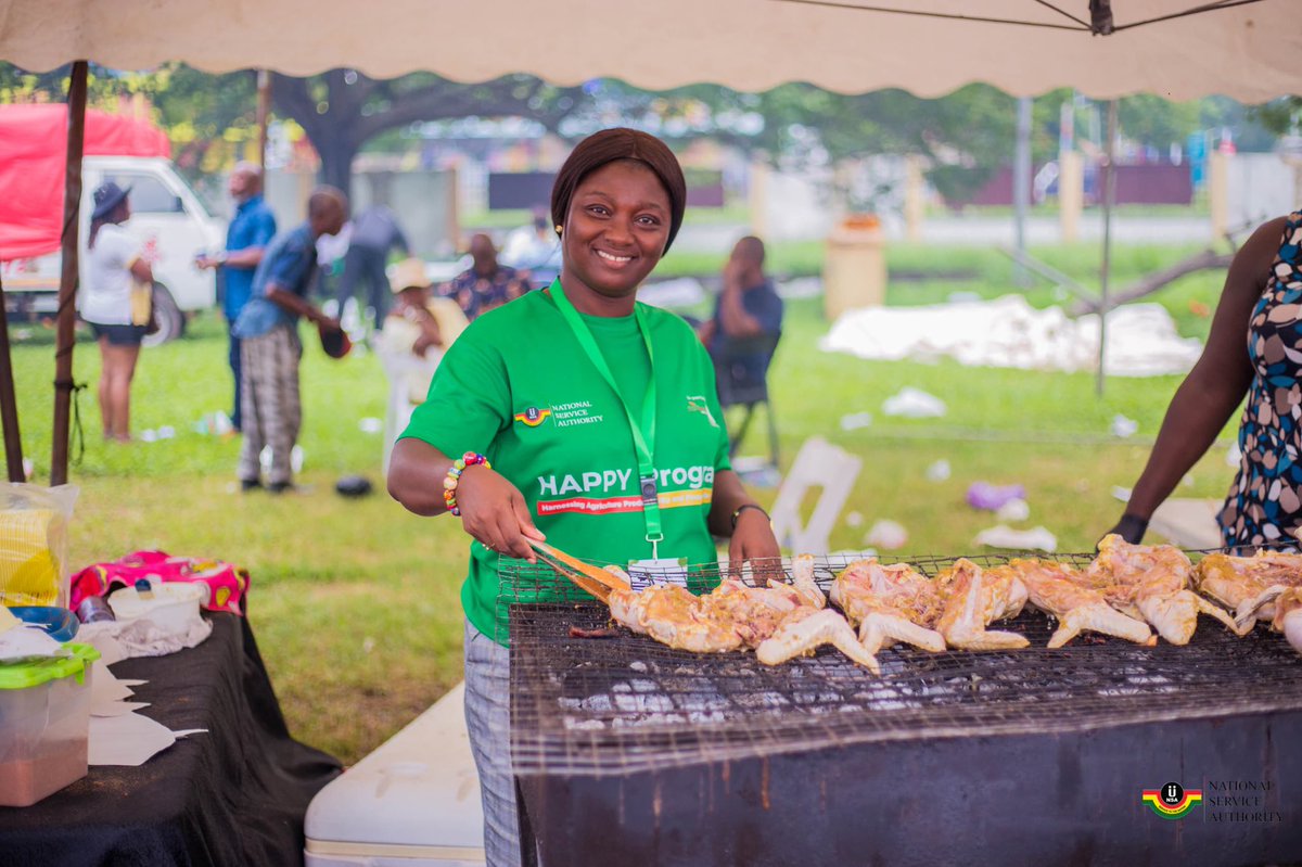 _nsagh's tweet image. The National Service Authority (NSA) brought the heat to the Afua Sutherland Children’s Park in Accra over the weekend during Channel One TV’s AgriFair 2025. Attendees were treated to an Exciting Array of Agro-Products, including Fresh Broilers, Catfish, Farm-Fresh Eggs, and…