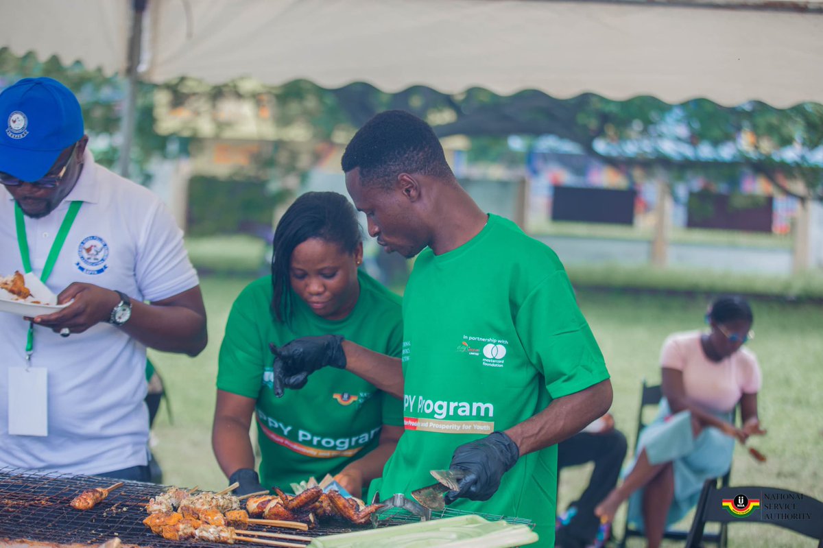 _nsagh's tweet image. The National Service Authority (NSA) brought the heat to the Afua Sutherland Children’s Park in Accra over the weekend during Channel One TV’s AgriFair 2025. Attendees were treated to an Exciting Array of Agro-Products, including Fresh Broilers, Catfish, Farm-Fresh Eggs, and…