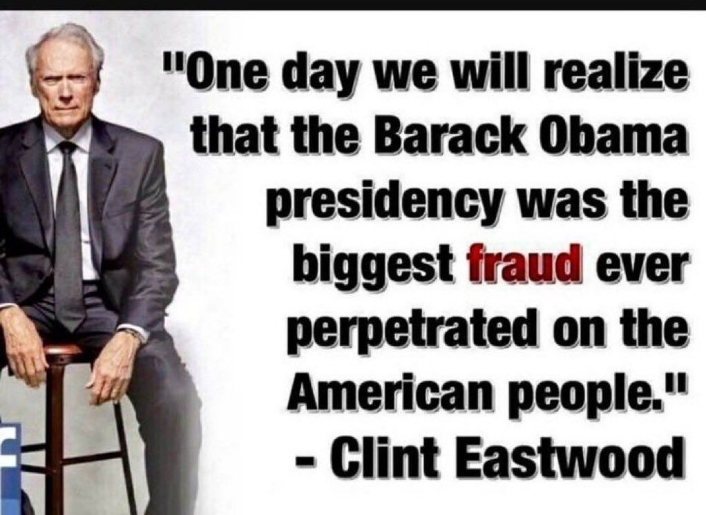 Do you agree with Clint Eastwood?

Yes or NO