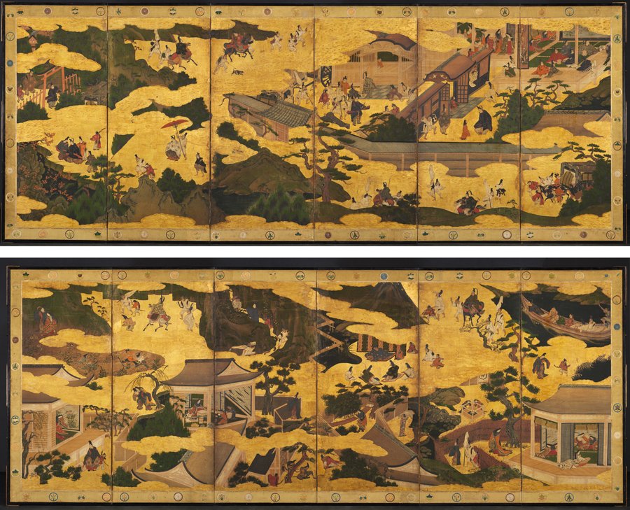 Scenes from the Tales of Ise, mid-1600s