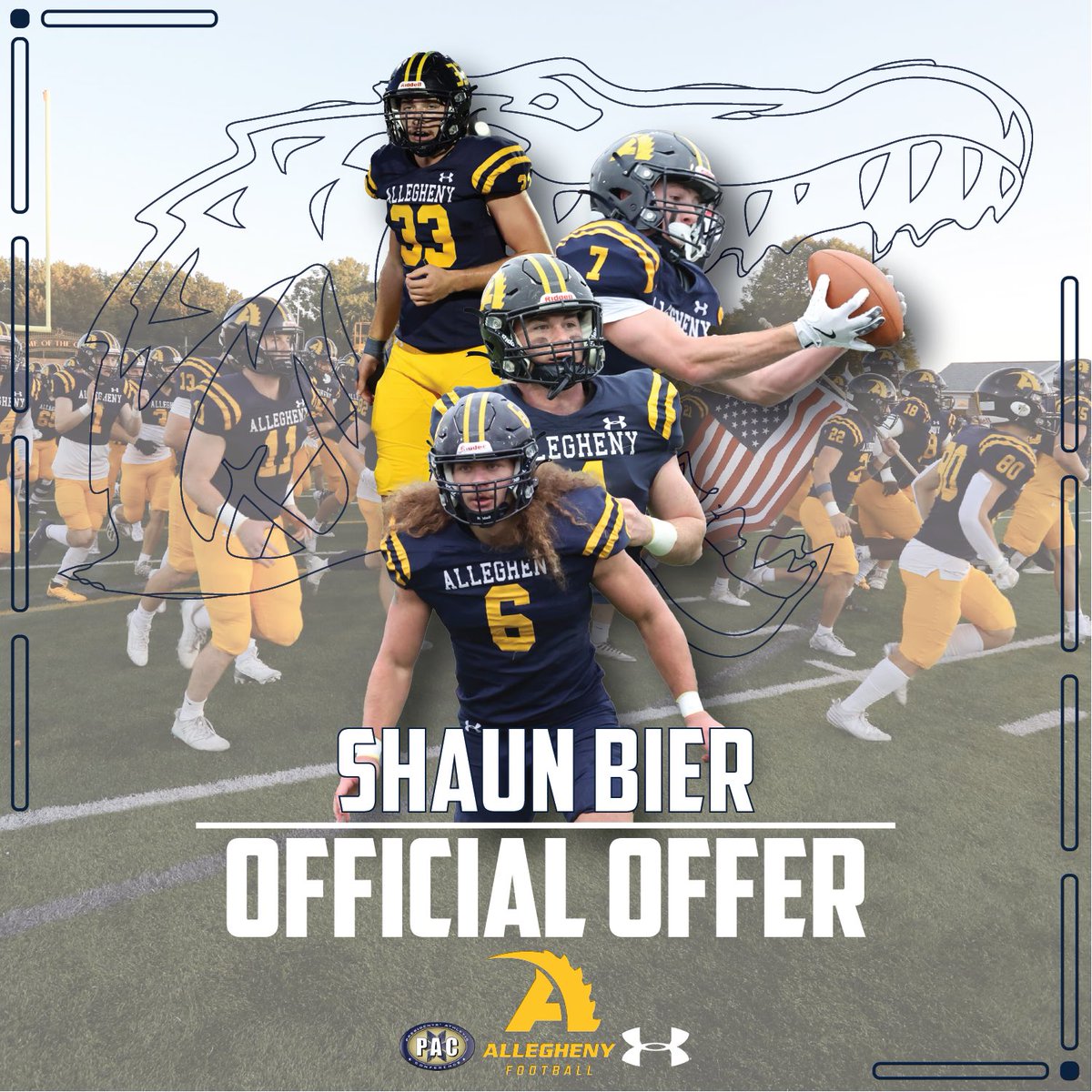 Shaun Bier (@shaunbier1029) on Twitter photo After a great phone call with <a href="/Coach_Layer/">Braden Layer</a>, I am honored to receive my 2nd collegiate football offer from <a href="/AlleghenyFB/">Allegheny Football</a>!!
<a href="/tim_burk/">Coach Tim Burk</a> <a href="/tderian58/">Trevor</a> <a href="/DeerLakesFball/">Deer Lakes Football</a> <a href="/WPIAL_Insider/">WPIAL Insider</a> After a great phone call with <a href="/Coach_Layer/">Braden Layer</a>, I am honored to receive my 2nd collegiate football offer from <a href="/AlleghenyFB/">Allegheny Football</a>!!
<a href="/tim_burk/">Coach Tim Burk</a> <a href="/tderian58/">Trevor</a> <a href="/DeerLakesFball/">Deer Lakes Football</a> <a href="/WPIAL_Insider/">WPIAL Insider</a>