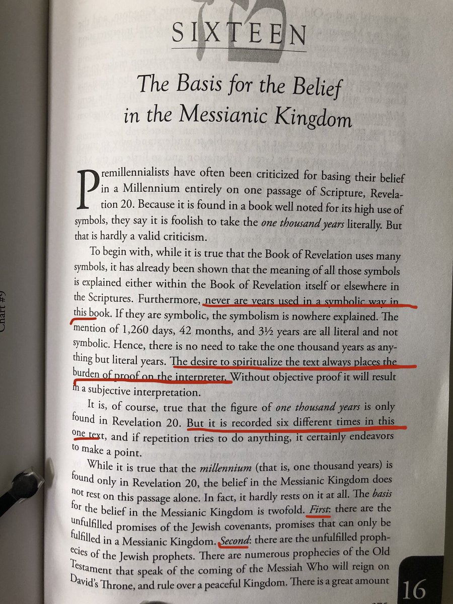 jazturingan's tweet image. Basis for the Belief in the Messianic Kingdom, By Dr Arnold Fruchtenbaum

This is in response to the critique that the belief in a Millennium is entirely on one Scriptural passage alone (Rev 20).

Thank you for your attention to this matter.