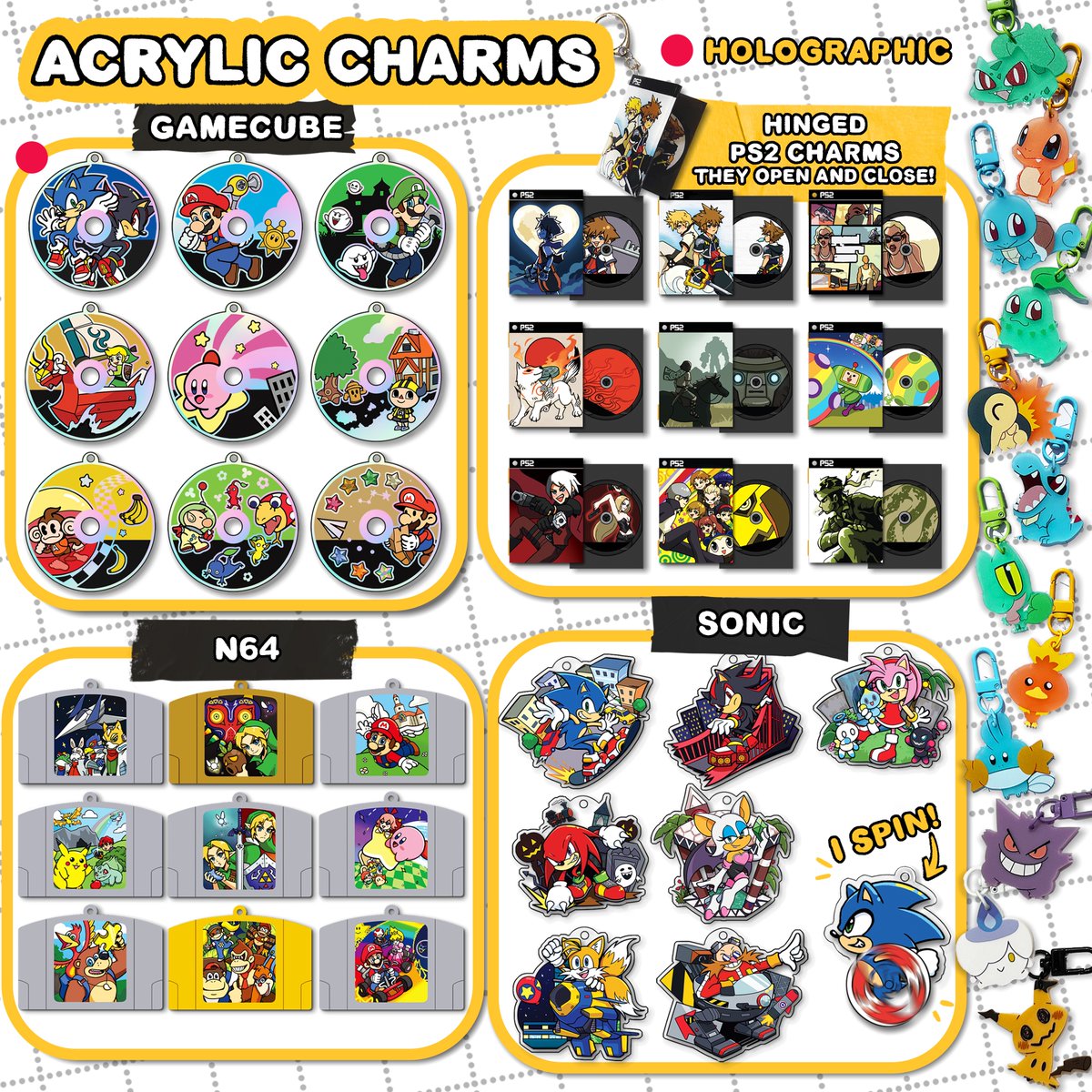 Yippie! Here's my AX Catalogue!!!✨
Please stop by and say hi! Table C33☺️ 
-More in replies-

Sonic, Kingdom Hearts, JJBA, Nintendo, PS2, CSM, TSHD, Miraculous Ladybug, DMC, Persona, TBHK and more!
#ArtistAlley #AnimeExpo #AX2025 #AX2025ArtistAlley #AXArtistAlley2025 #AXCatalog