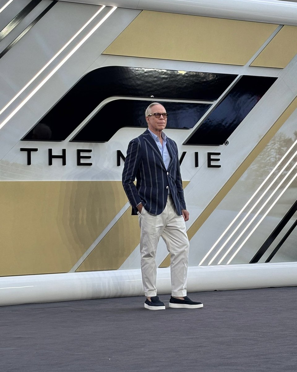 ICONIC fashion designer, Tommy Hilfiger. #F1TheMovie