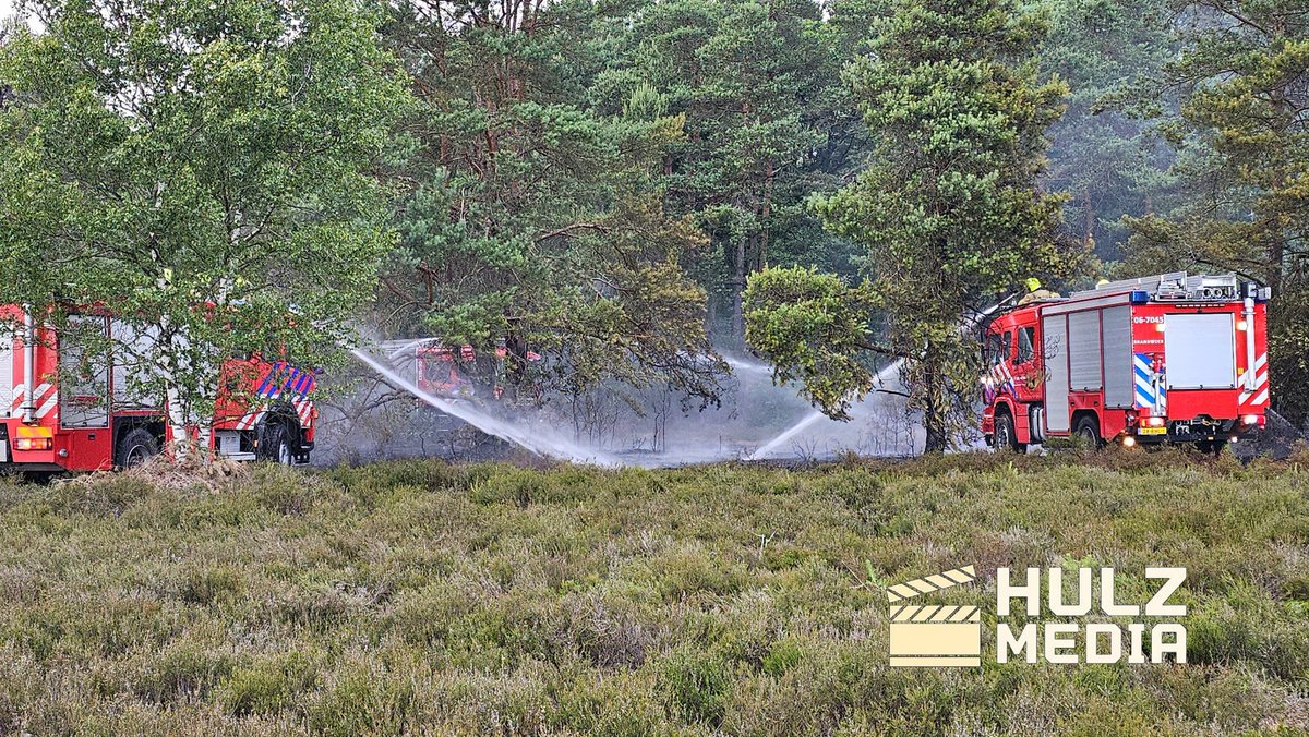 Heidebrand Vierhouten snel onder controle