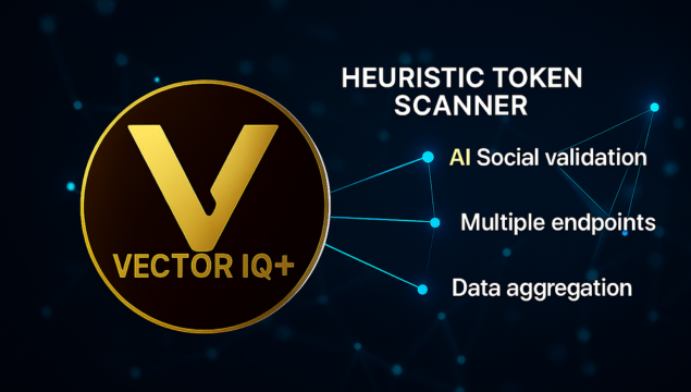 vectorai_x's tweet image. 🚀 Meet Vector IQ+ (beta) — AI token scanner

⚡️ Security flags Powered by @EVA_AI_2024
📊 Liquidity health
🐋 Holders, Seller and Whale maps
🧐 Suspicious Trade Analyzer
🌐 Site/social checks
🤖 Ask VGPT, an on chain LLM that can help you dig deeper and answer questions about…