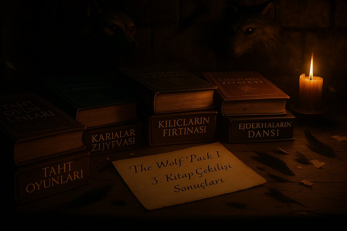 asoiaftr's tweet image. Selam #Westeros halkı!

Aliüstadımız @arjen_ae ile yaptığımız ASOIAF kitapları çekilişimiz sonuçlanmıştır.

Sonuçlar Youtube sayfamızdadır. Kazananları şimdiden tebrik ederiz, keyifli okumalar. 🫰