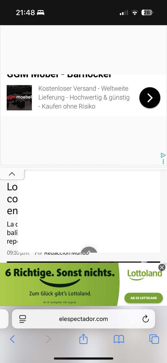Muy maluco se volvió leer <a href="/elespectador/">El Espectador</a> no puedo ni hacer scroll de tanta publicidad y no llevaba ni un segundo en la página principal 🥴 <a href="/fidelcanoco/">Fidel Cano Correa</a>