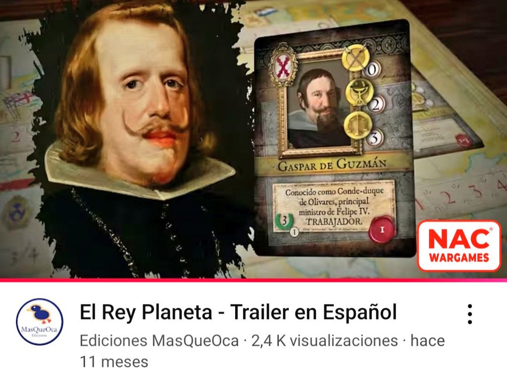 JavideNuln (@javi_de_nuln) on Twitter photo Mi querido <a href="/QuebeboVillegas/">Quevedo 2.0</a> sepa V.M. que a ojos del juego de mesa de simulación histórica "El Rey Planeta", dobla Ud a <a href="/Gongora_Revixit/">Góngora 2.0</a> como literato.
Juego sobre Felipe IV de <a href="/GamesSpania/">SpaniaGames</a> y <a href="/NACWargames/">NAC Wargames</a> - <a href="/MasQueOca/">MasQueOca</a>
masqueoca.com/tienda/product…
Video:
youtu.be/nBjPPHkhC1c?si… Mi querido <a href="/QuebeboVillegas/">Quevedo 2.0</a> sepa V.M. que a ojos del juego de mesa de simulación histórica "El Rey Planeta", dobla Ud a <a href="/Gongora_Revixit/">Góngora 2.0</a> como literato.
Juego sobre Felipe IV de <a href="/GamesSpania/">SpaniaGames</a> y <a href="/NACWargames/">NAC Wargames</a> - <a href="/MasQueOca/">MasQueOca</a>
masqueoca.com/tienda/product…
Video:
youtu.be/nBjPPHkhC1c?si…